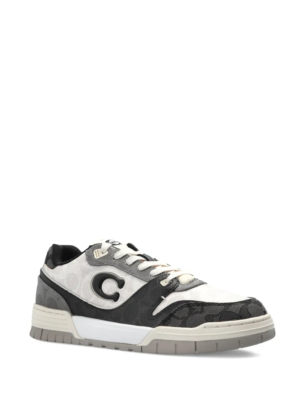 Coach Soho logo panelled sneakers Beige