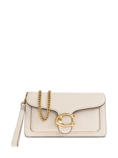 Coach Tabby C-plaque detachable-chain crossbody bag
