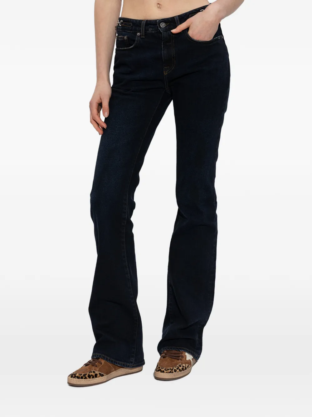  Golden Goose Chain Denim Jeans - Blue 