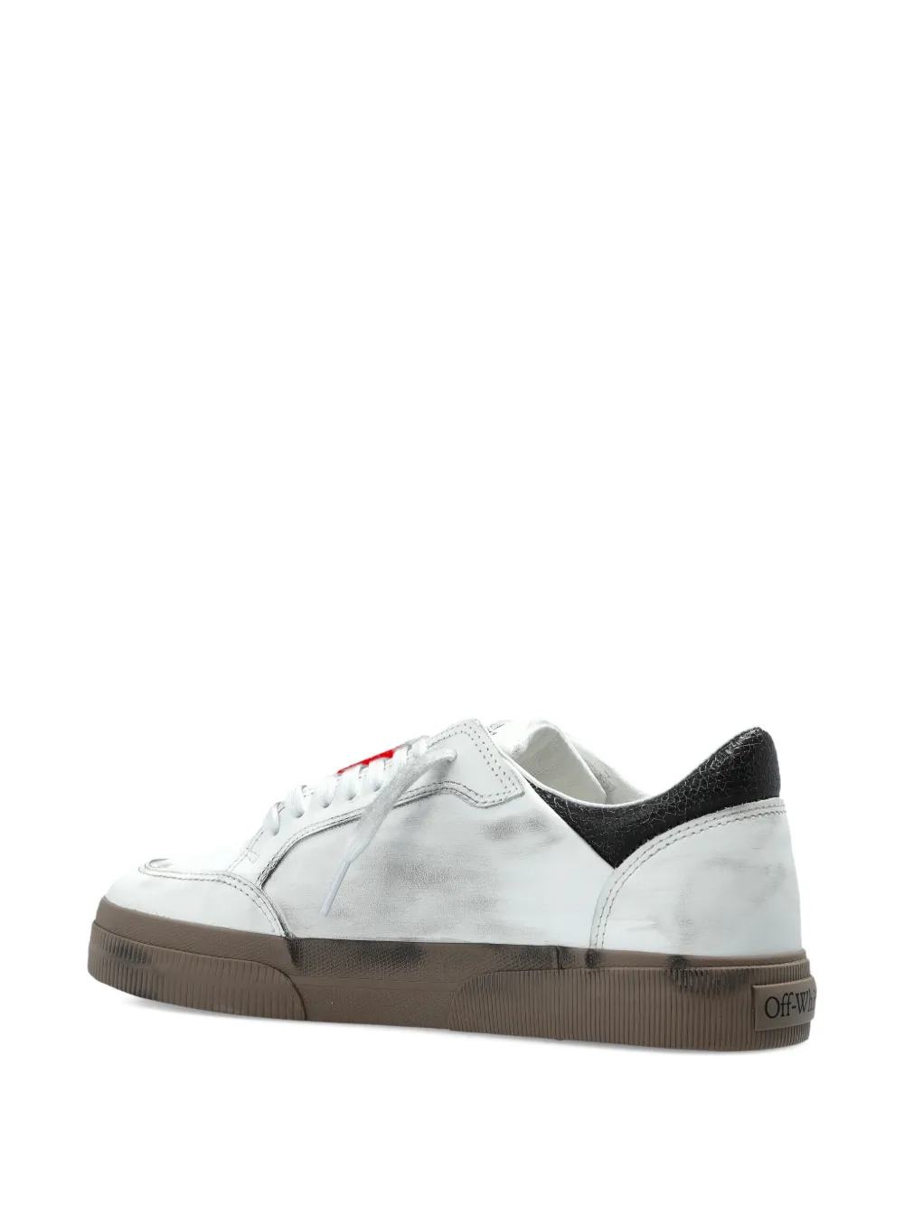 Off-White Leren sneakers met Arrow-patroon Wit