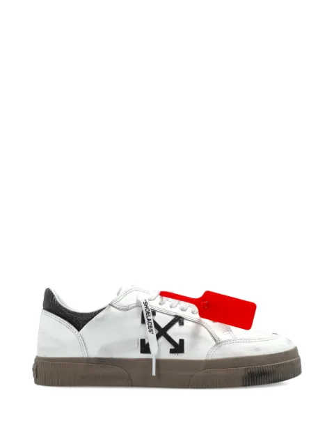 Off-White arrow-motif leather sneakers