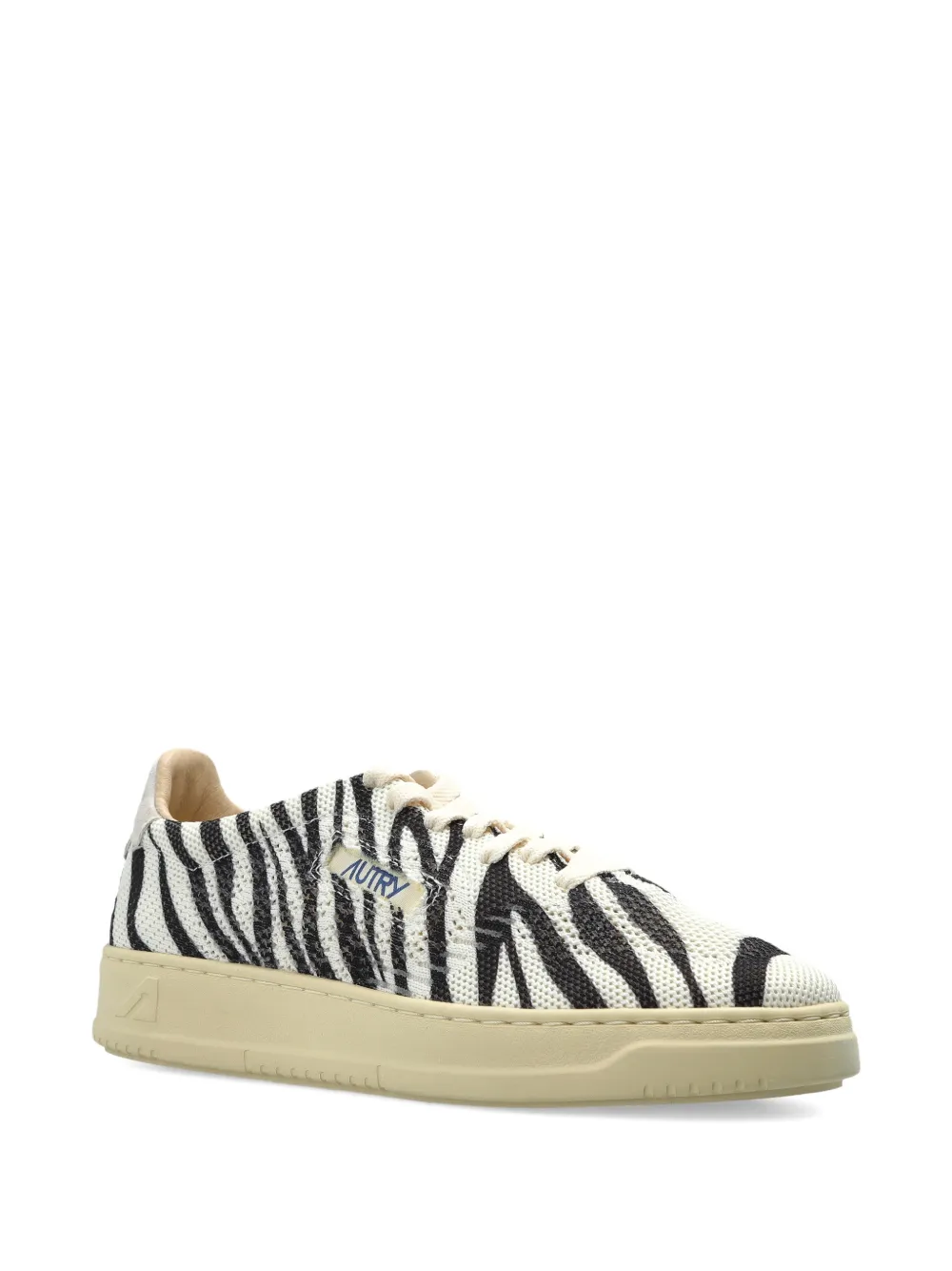 Autry zebra-print sneakers - Wit