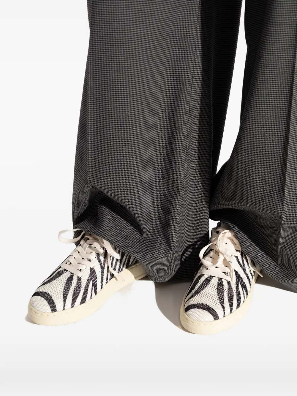 Zebra-Print Sneakers