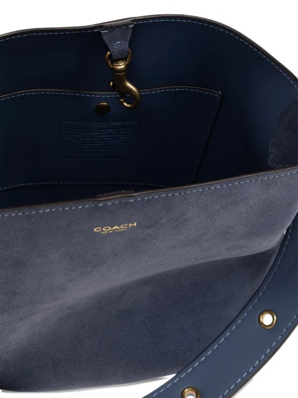 Coach Bolsa Bucket Bleecker | Azul | FARFETCH BR