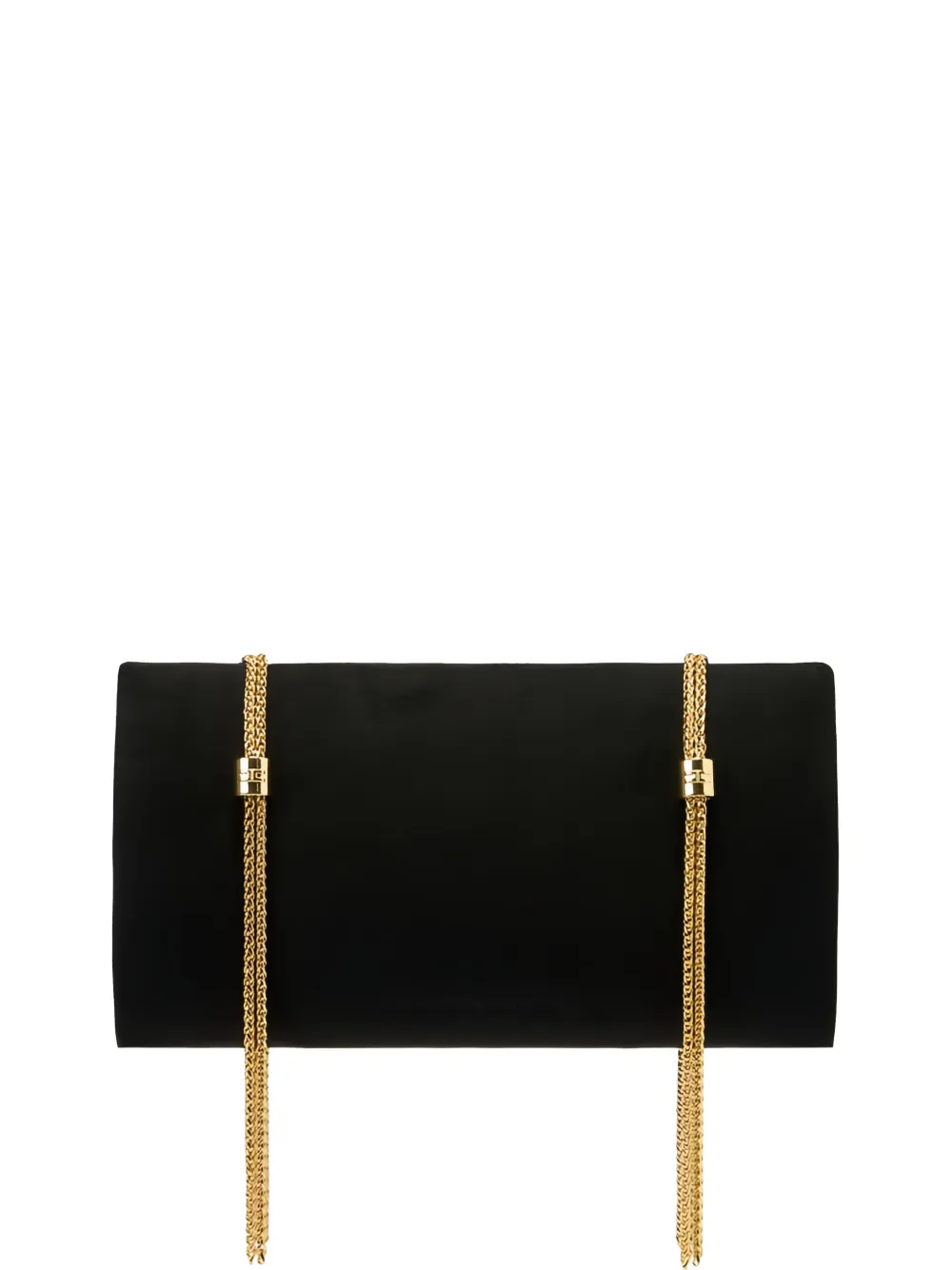 Elisabetta Franchi logo chain shoulder bag - Nero