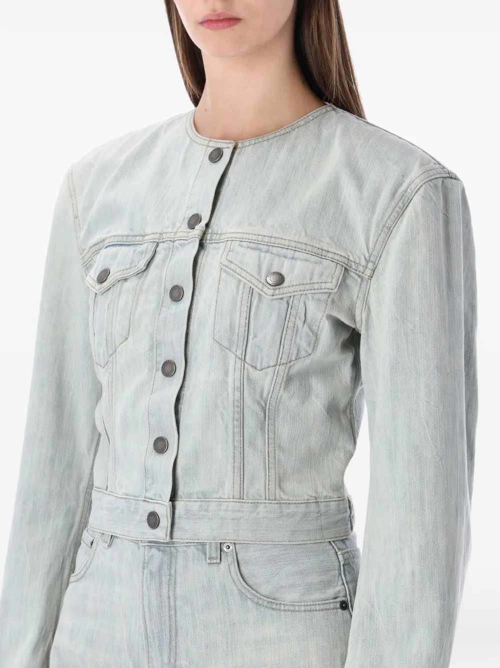  Haikure Shirley Buttoned Jacket - Blue 
