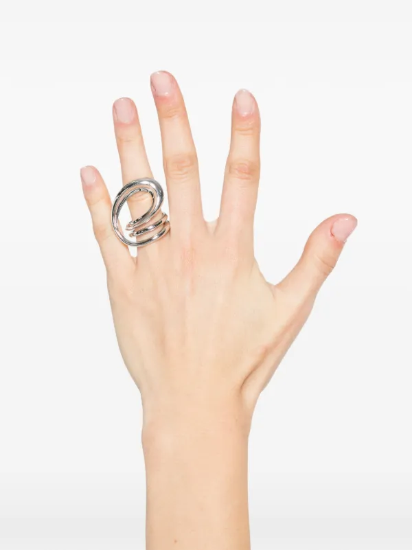 Charlotte Chesnais Bague Round Trip Blow リング | シルバートーン