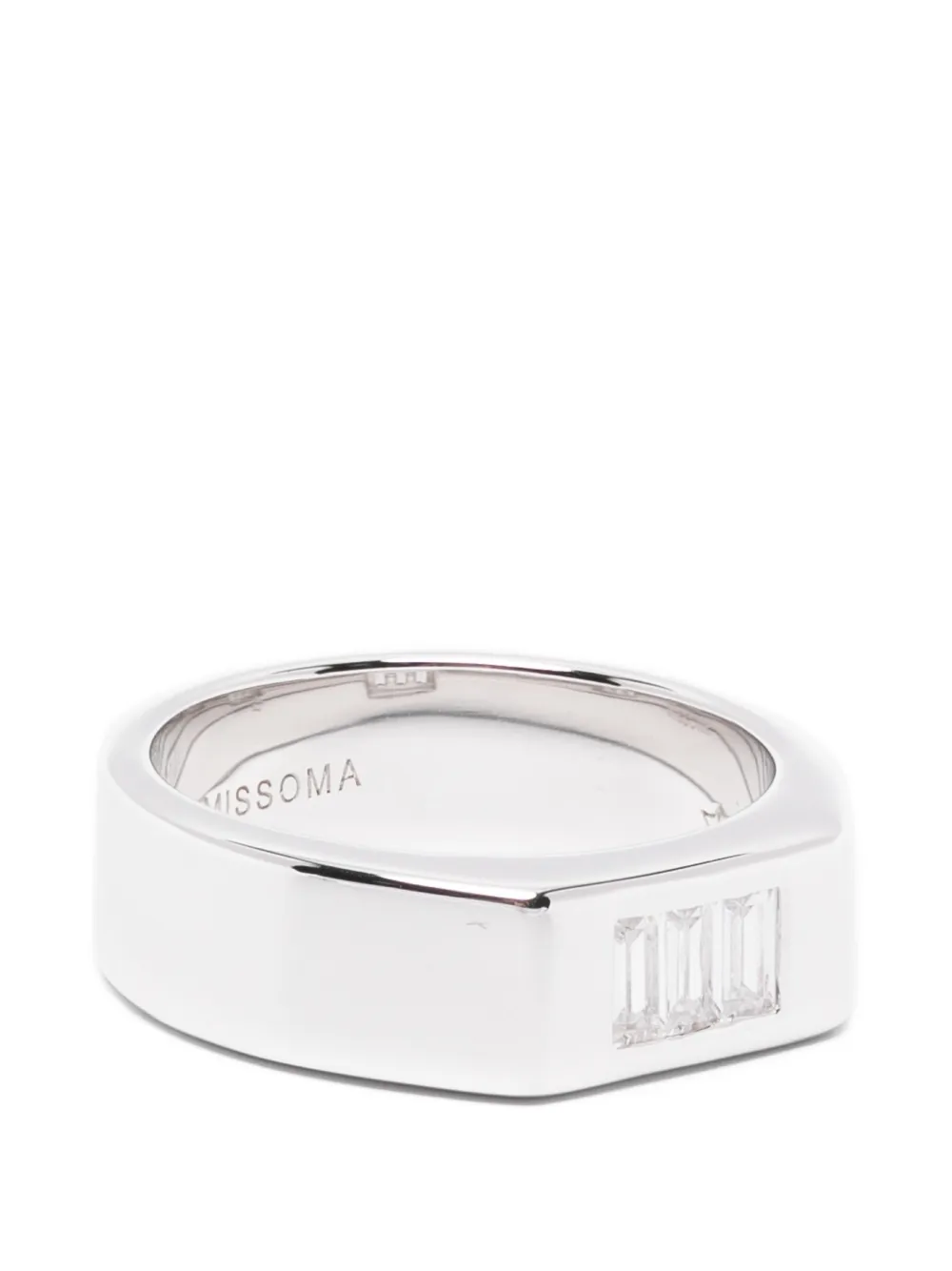 Missoma x Lucy Williams chunky ring - Argento