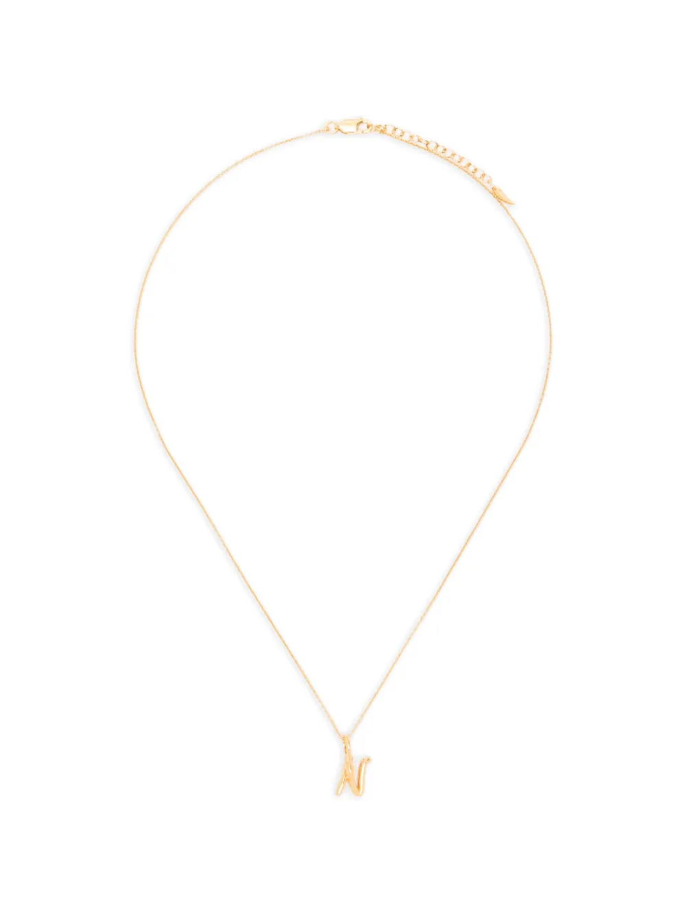 Missoma Molten initial mini necklace - Oro