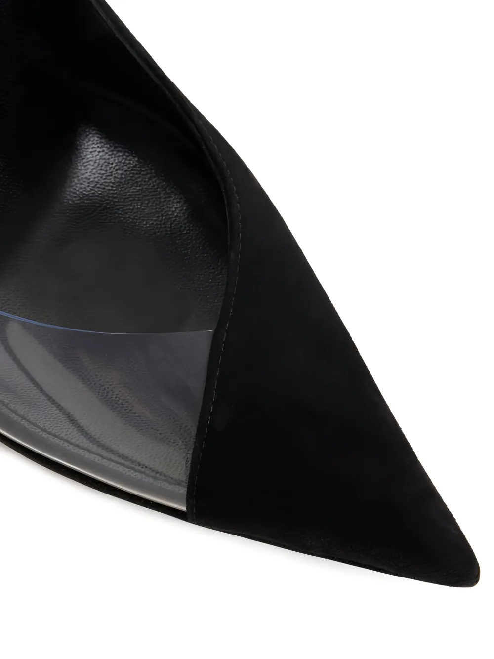 Elisabetta Franchi Suède stiletto pumps Zwart