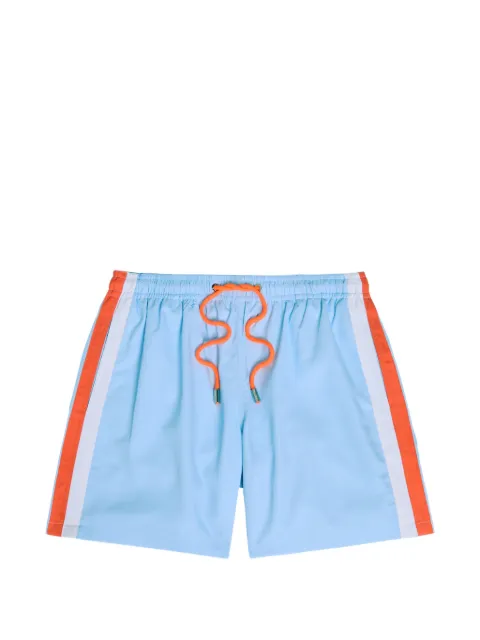 AN-Y1 stripe-detail drawstring shorts