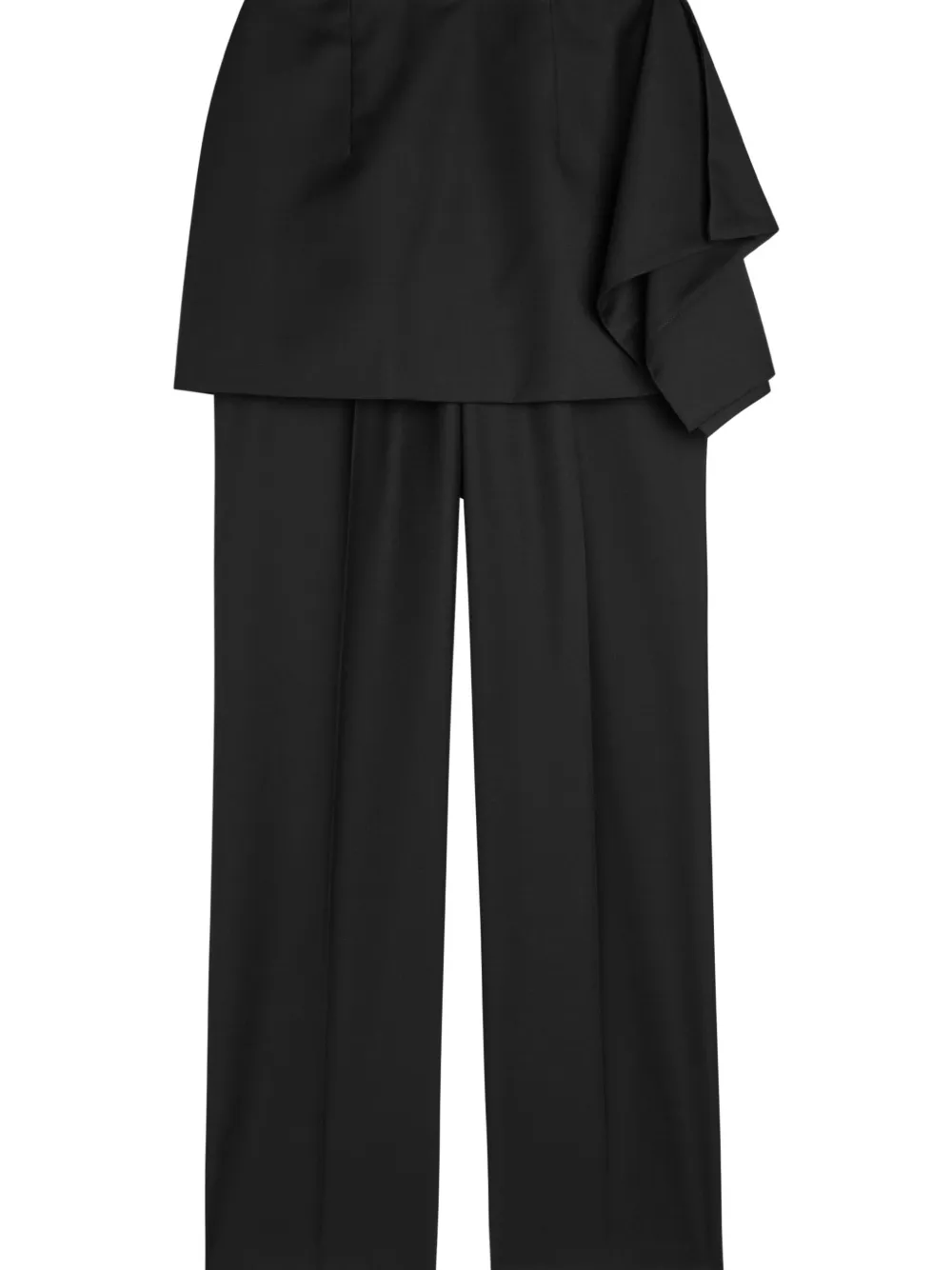 Voranida Ruffle Trousers - Black 