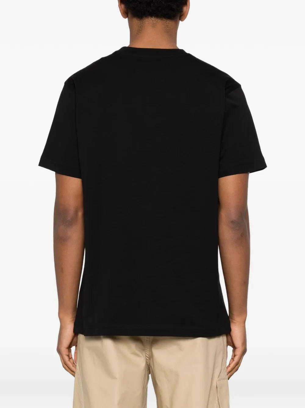 Moschino Katoenen T-shirt Zwart