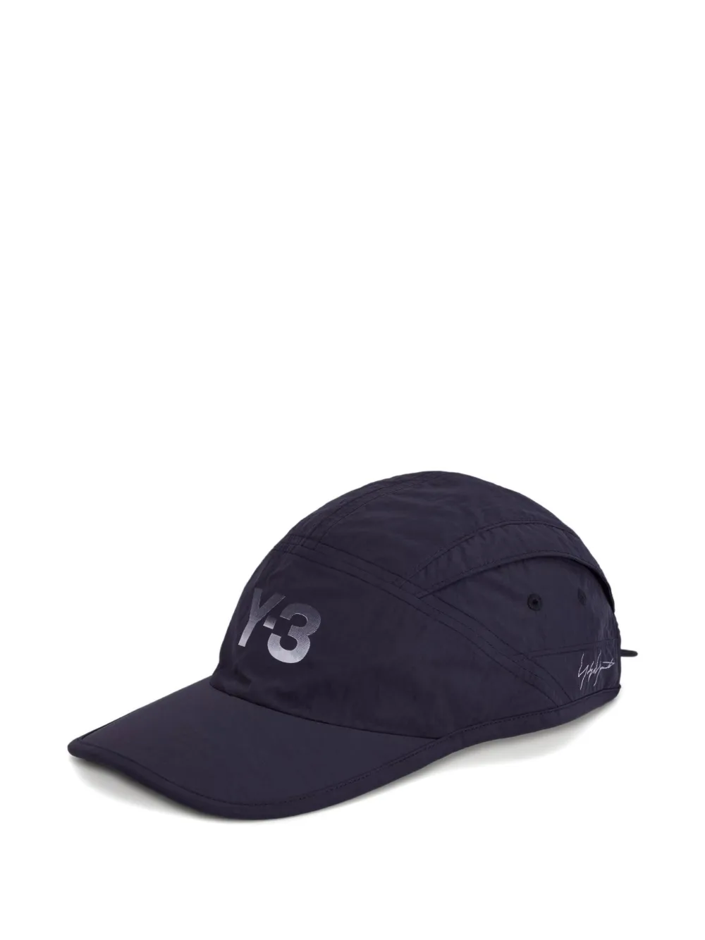 Y-3 logo-detail cap hat - Blu