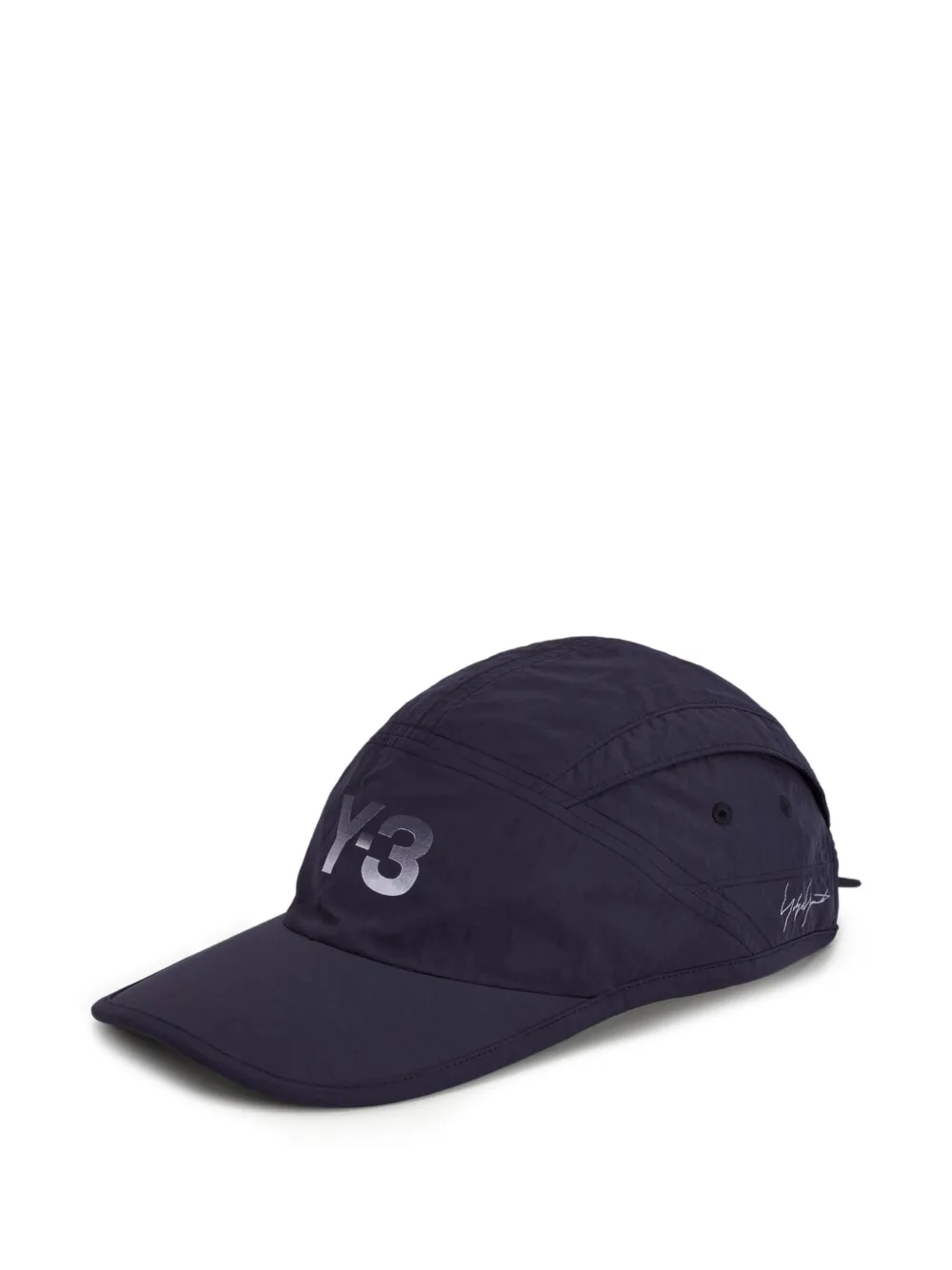 Y-3 logo-detail cap hat - Blu