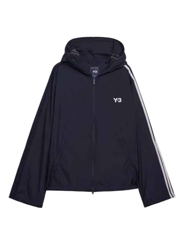 Y-3 ジップアップジャケット ブラック Y-3 Wired 3-Stripe Jacket | Blue | FARFETCH