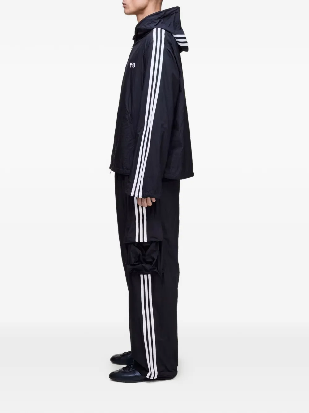  Y-3 Wired 3-stripe Jacket - Black 