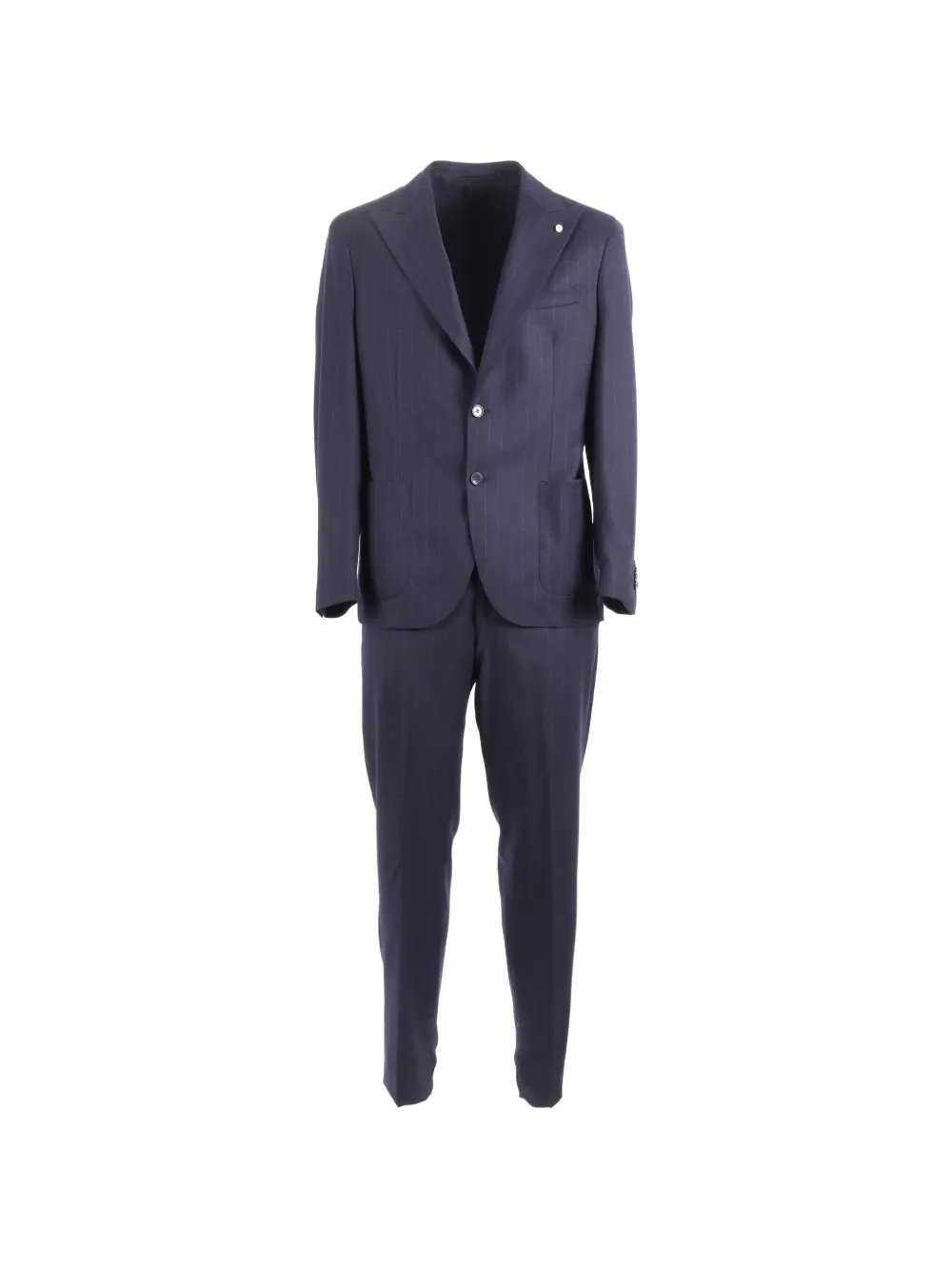 L.B.M. 1911 pinstripe single-breasted suit - Blu