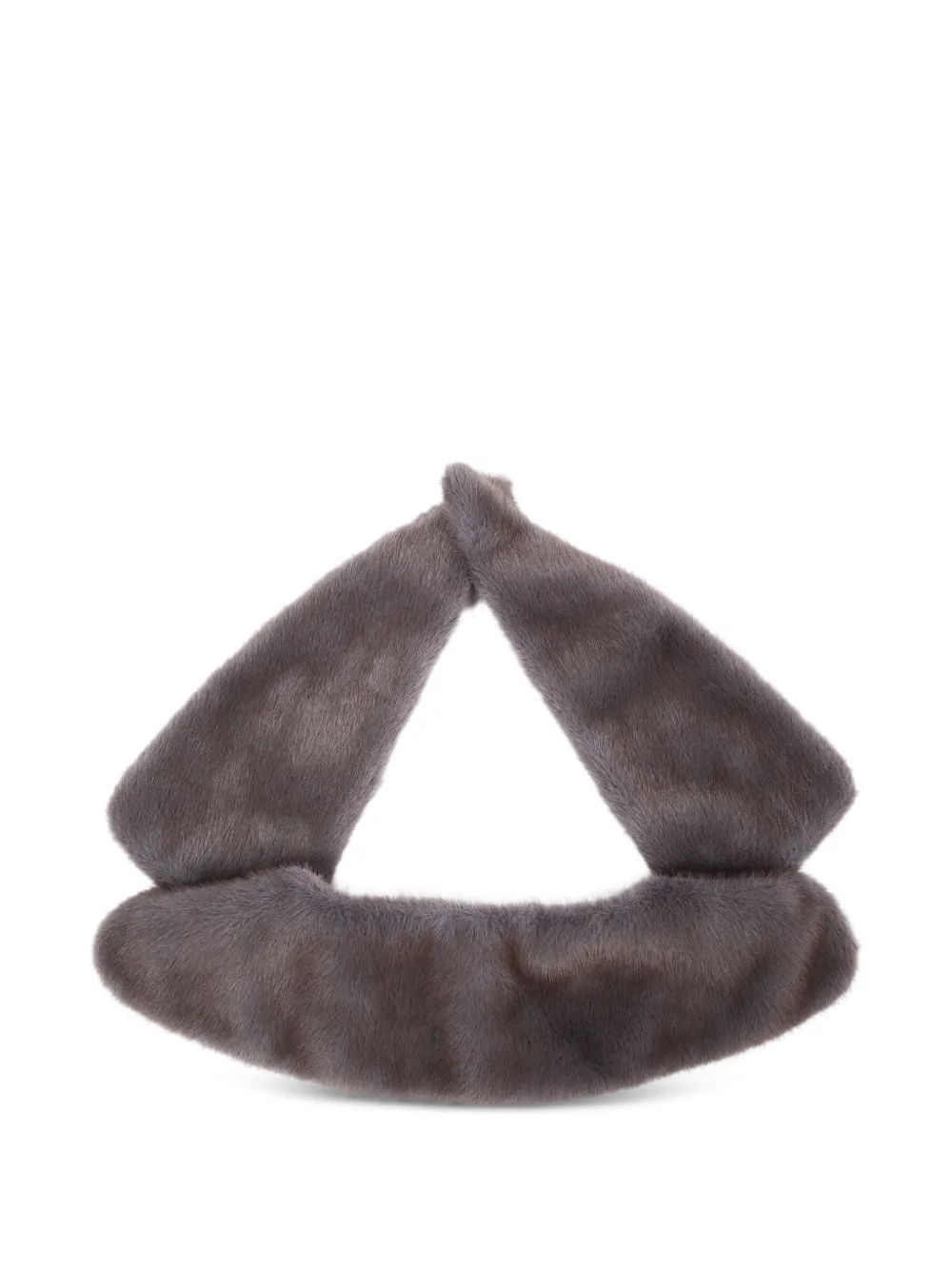 P.A.R.O.S.H. faux fur scarf - Grigio