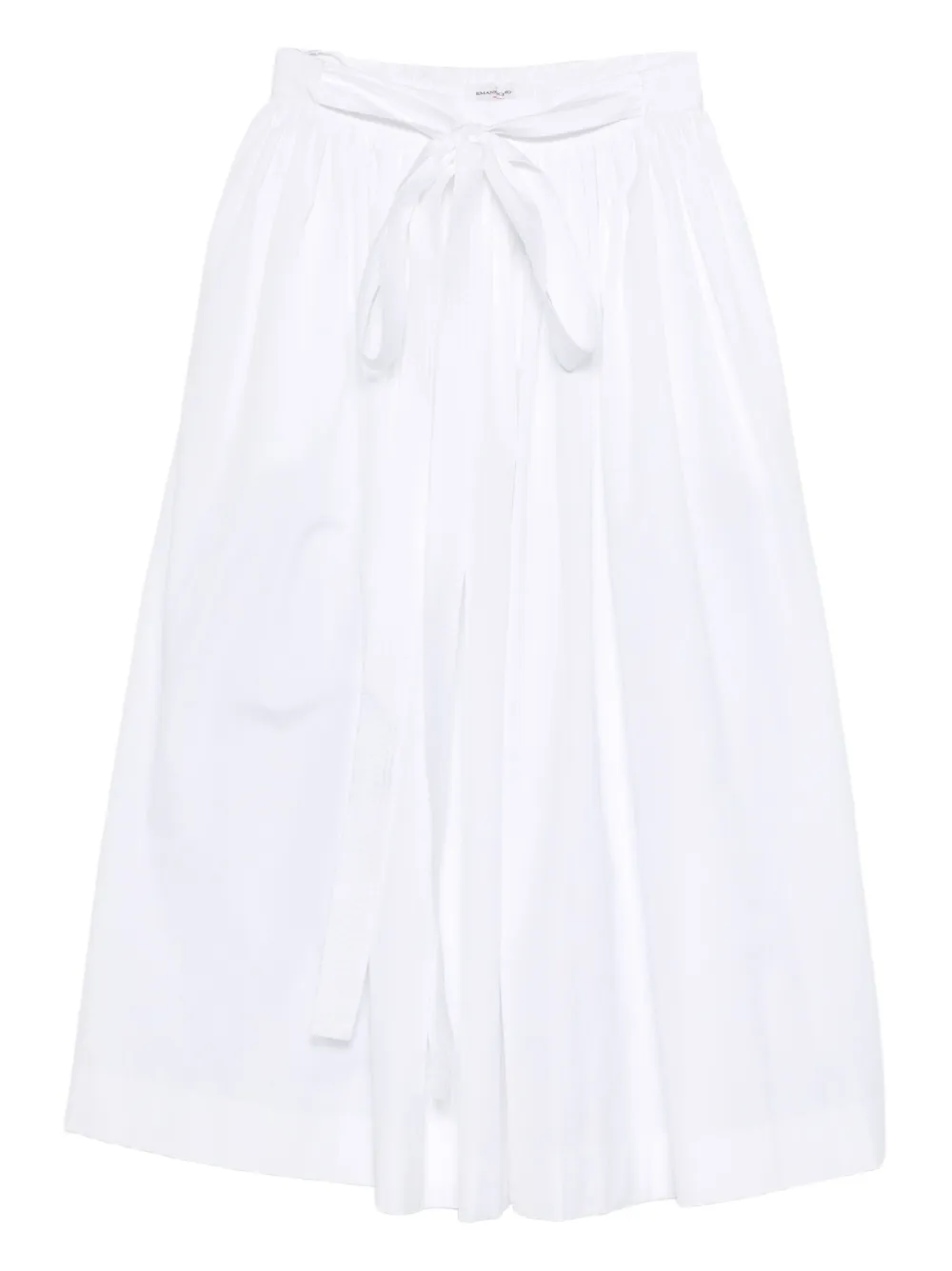 Ermanno Scervino tie-waist midi skirt - Bianco
