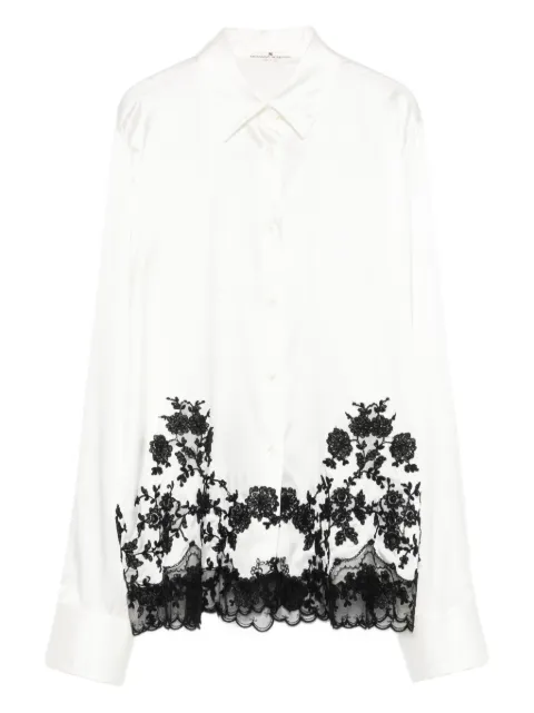 Ermanno Scervino lace embroidered shirt