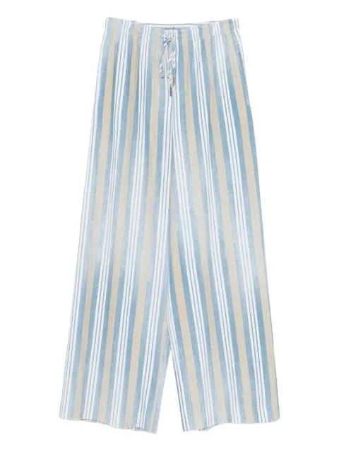 Ermanno Scervino striped drawstring trousers