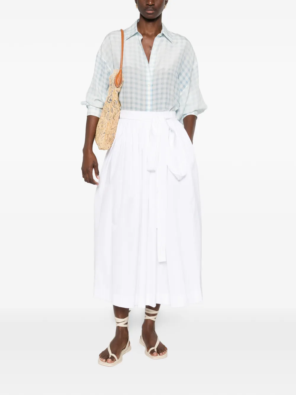 Ermanno Scervino check shirt - Wit