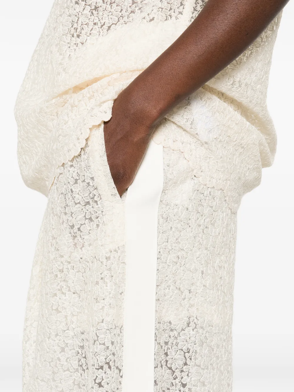 Scalloped Trousers