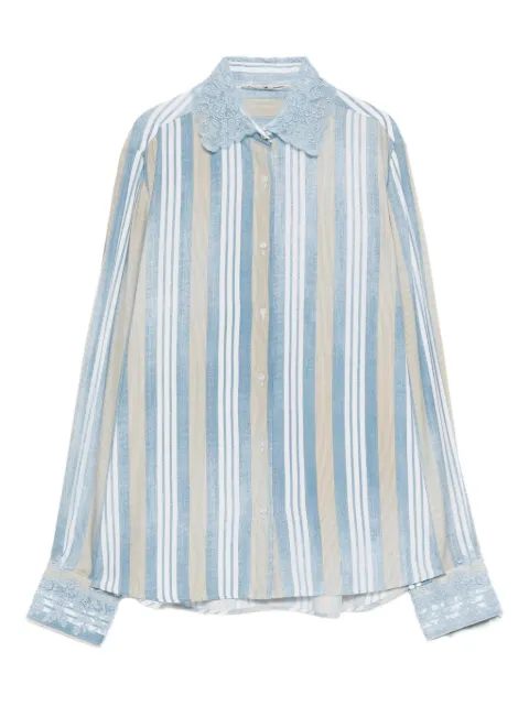 Ermanno Scervino striped lace shirt