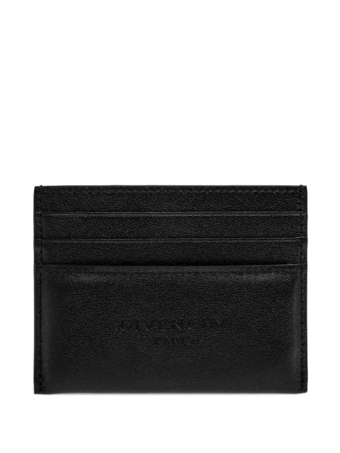 Givenchy porte-cartes en cuir à détail de logo