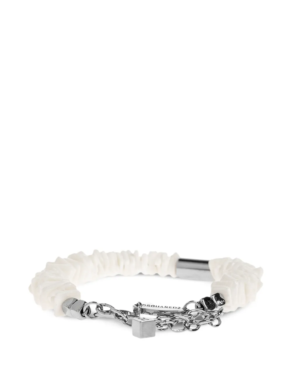  Dsquared2 Shell Chain Bracelet - White 