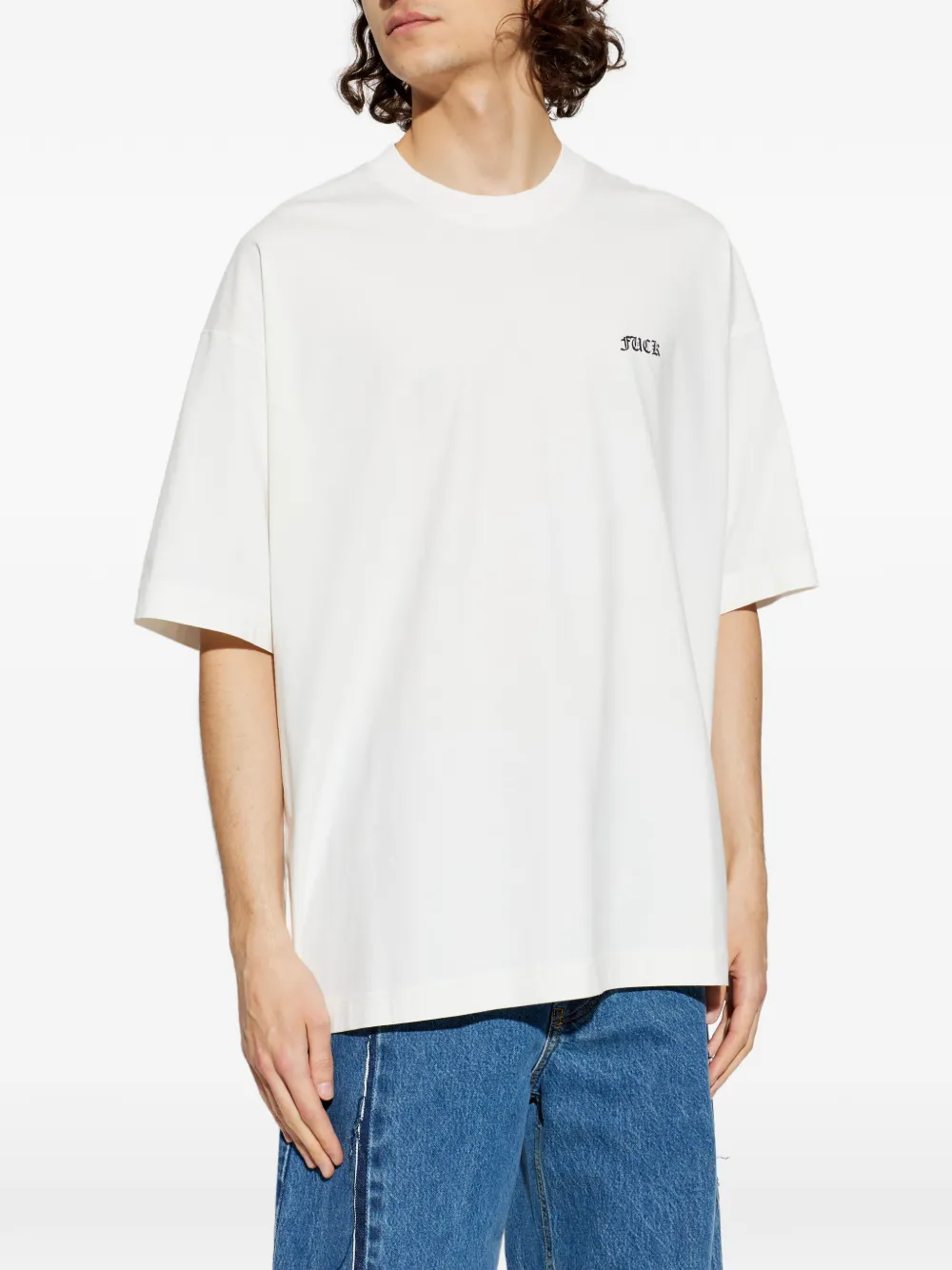 VETEMENTS T-shirt met print Wit