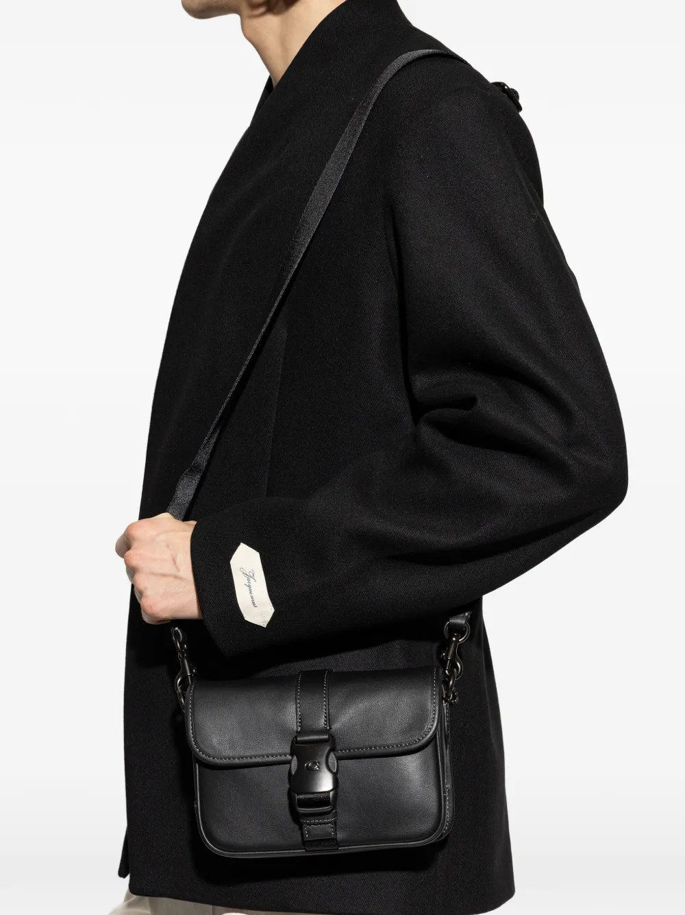 Coach League buckle-fastening shoulder bag - Zwart