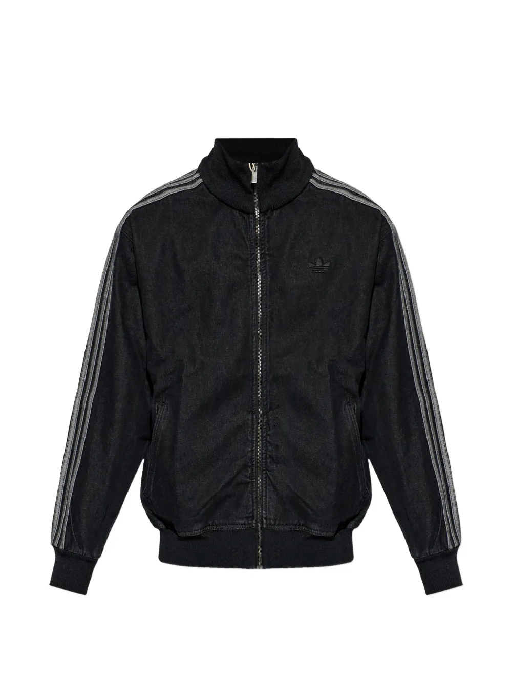 adidas side-stripe zip-fastening jacket - Nero