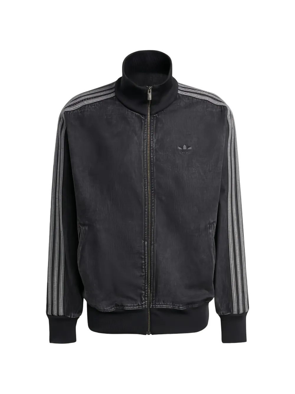 adidas side-stripe zip-fastening jacket - Nero