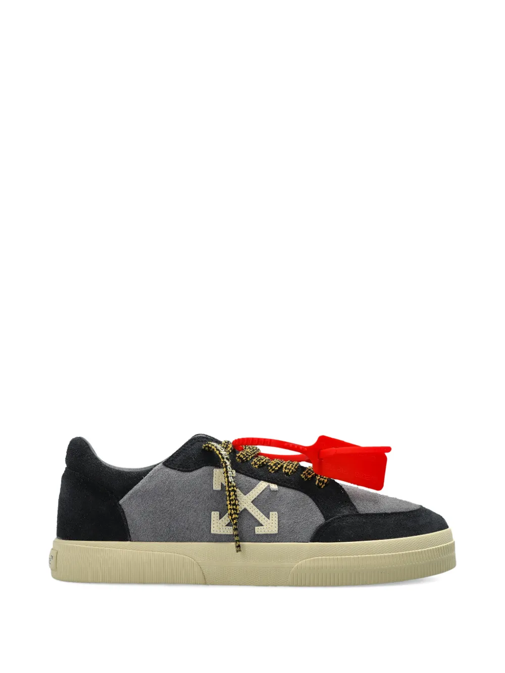Off-White arrow-appliqué sneakers - Grigio