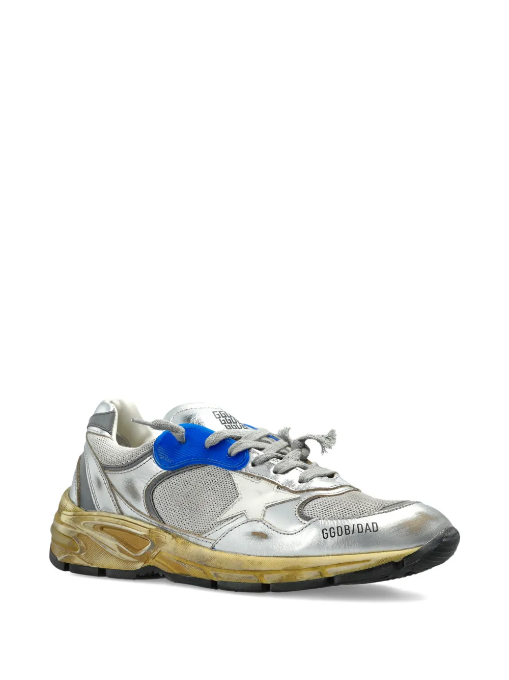 Golden Goose star appliqu&eacute; sneakers - Zilver