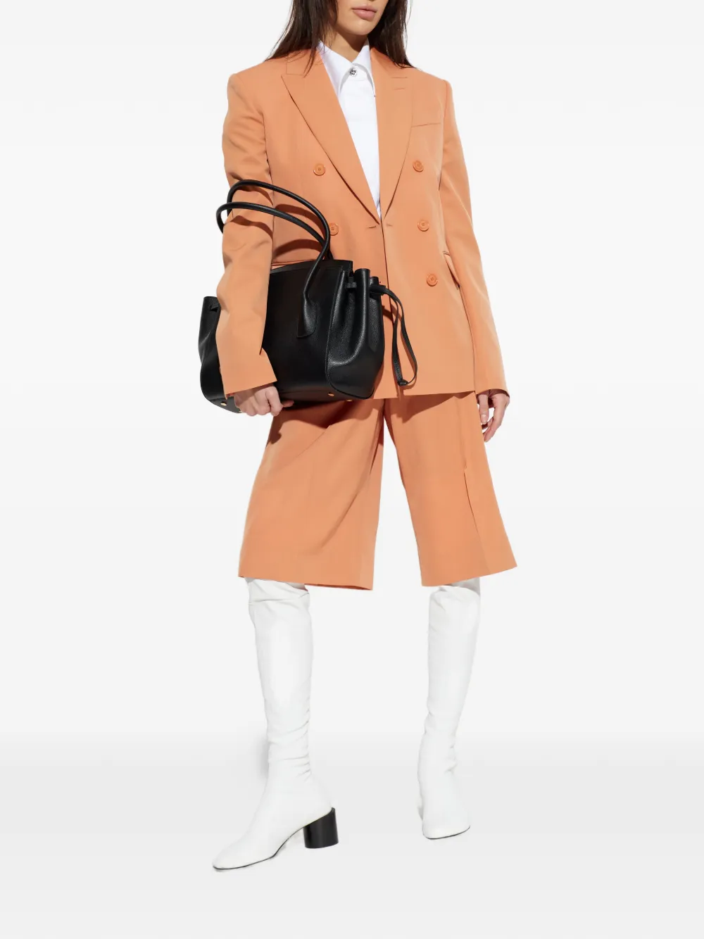 Stella McCartney Klassieke bermuda shorts met wijde pijpen Oranje