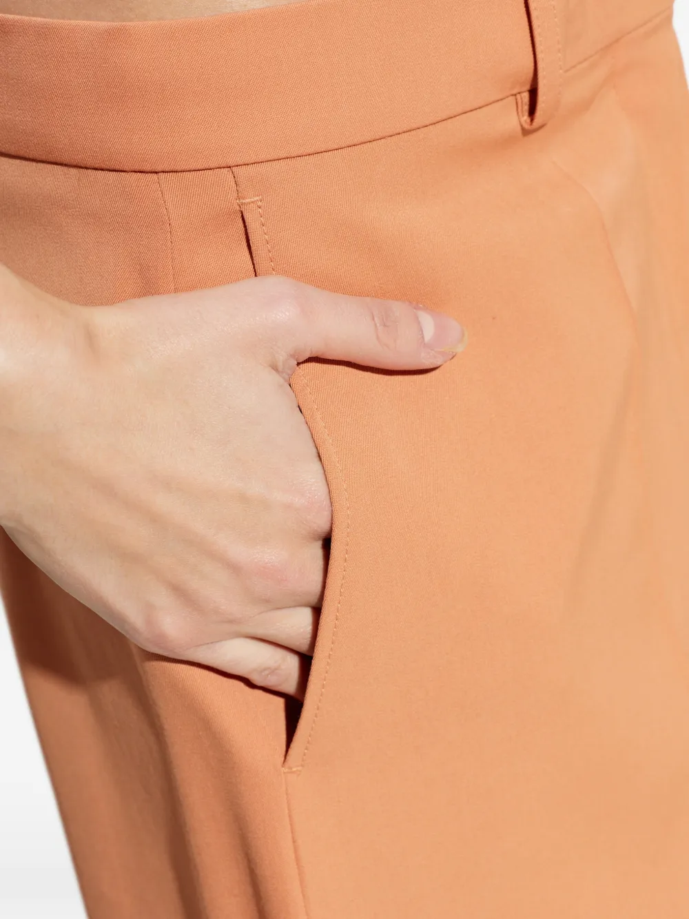Stella McCartney Klassieke bermuda shorts met wijde pijpen Oranje