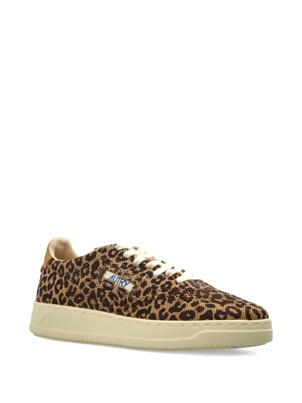 Autry leopard print sneakers - Bruin