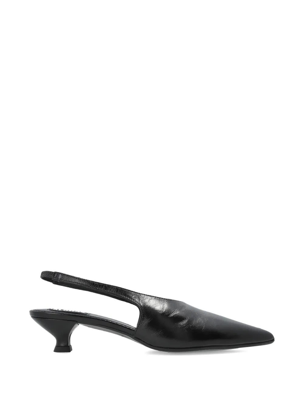 ALOHAS point-toe kitten heels slingback - Black