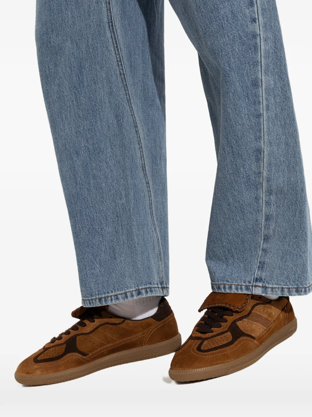 ALOHAS TB.490 Club sneakers met vlakken Bruin