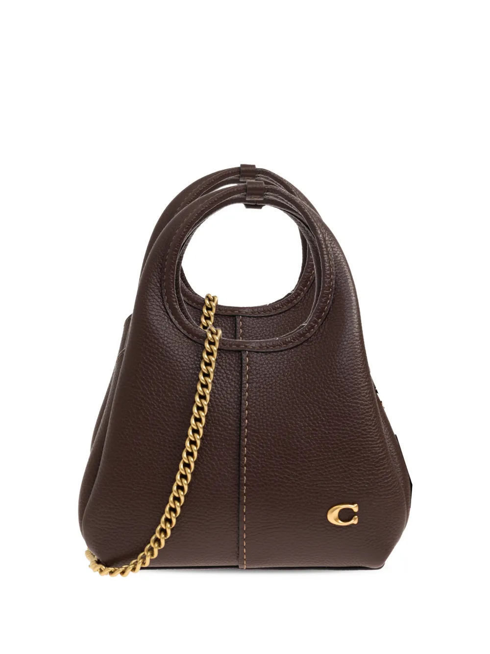 Coach Lana leather tote bag - Marrone