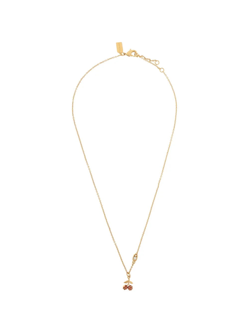 Coach cherry pendant necklace - Oro