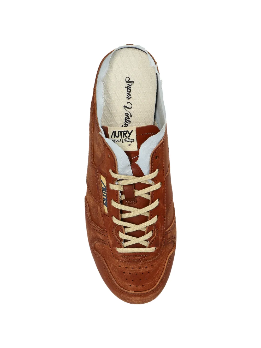 Autry Windspin leren sneakers Bruin