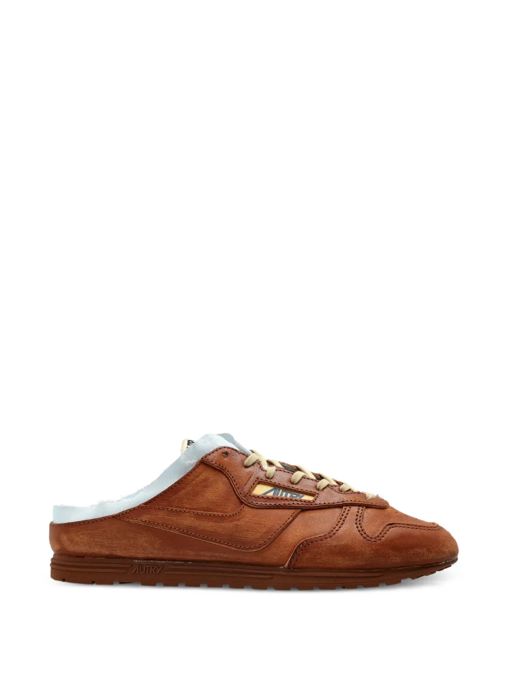 Autry Winmule leather slip-on sneakers - Marrone