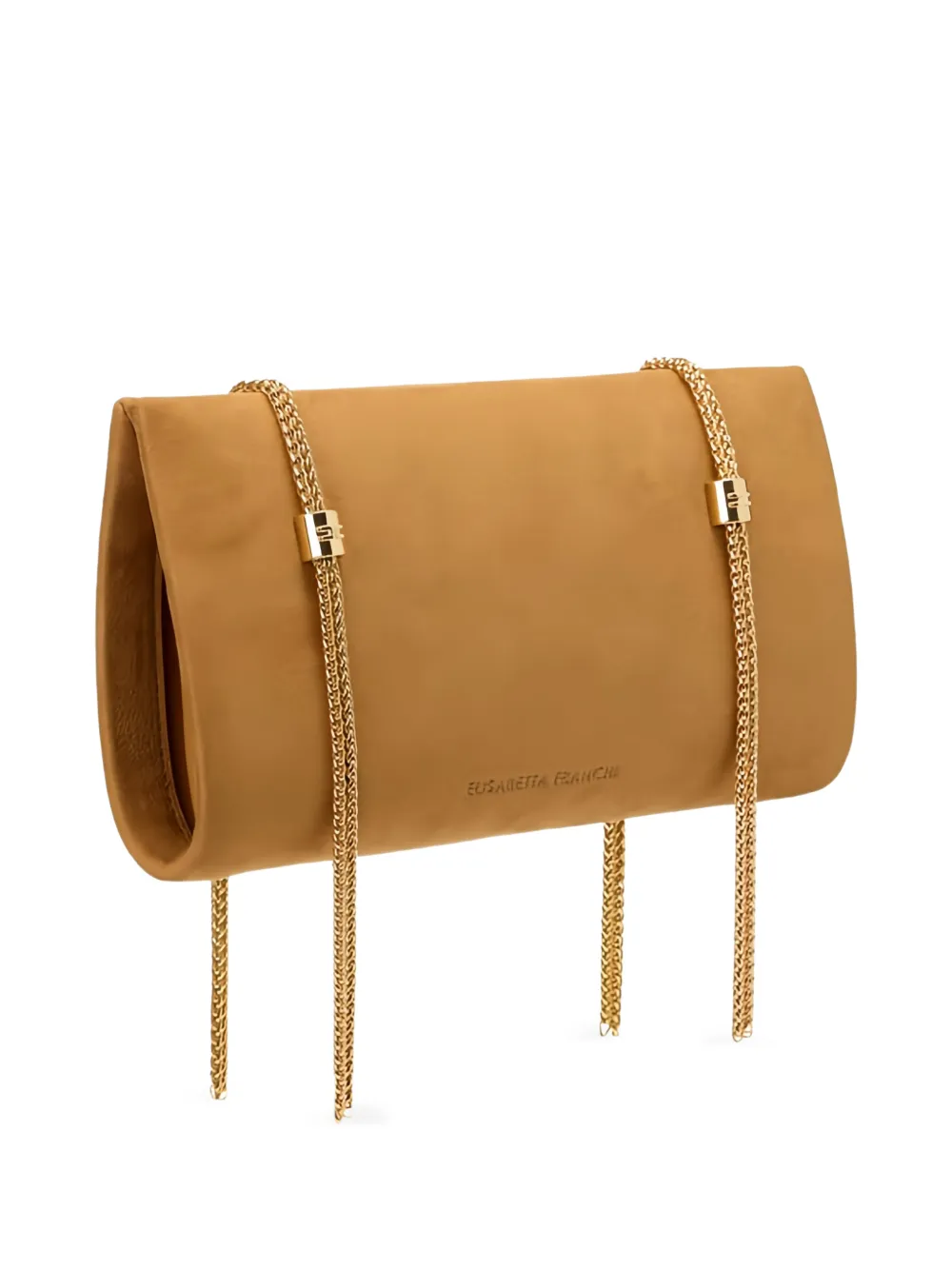  Elisabetta Franchi Logo Shoulder Bag - Neutrals 