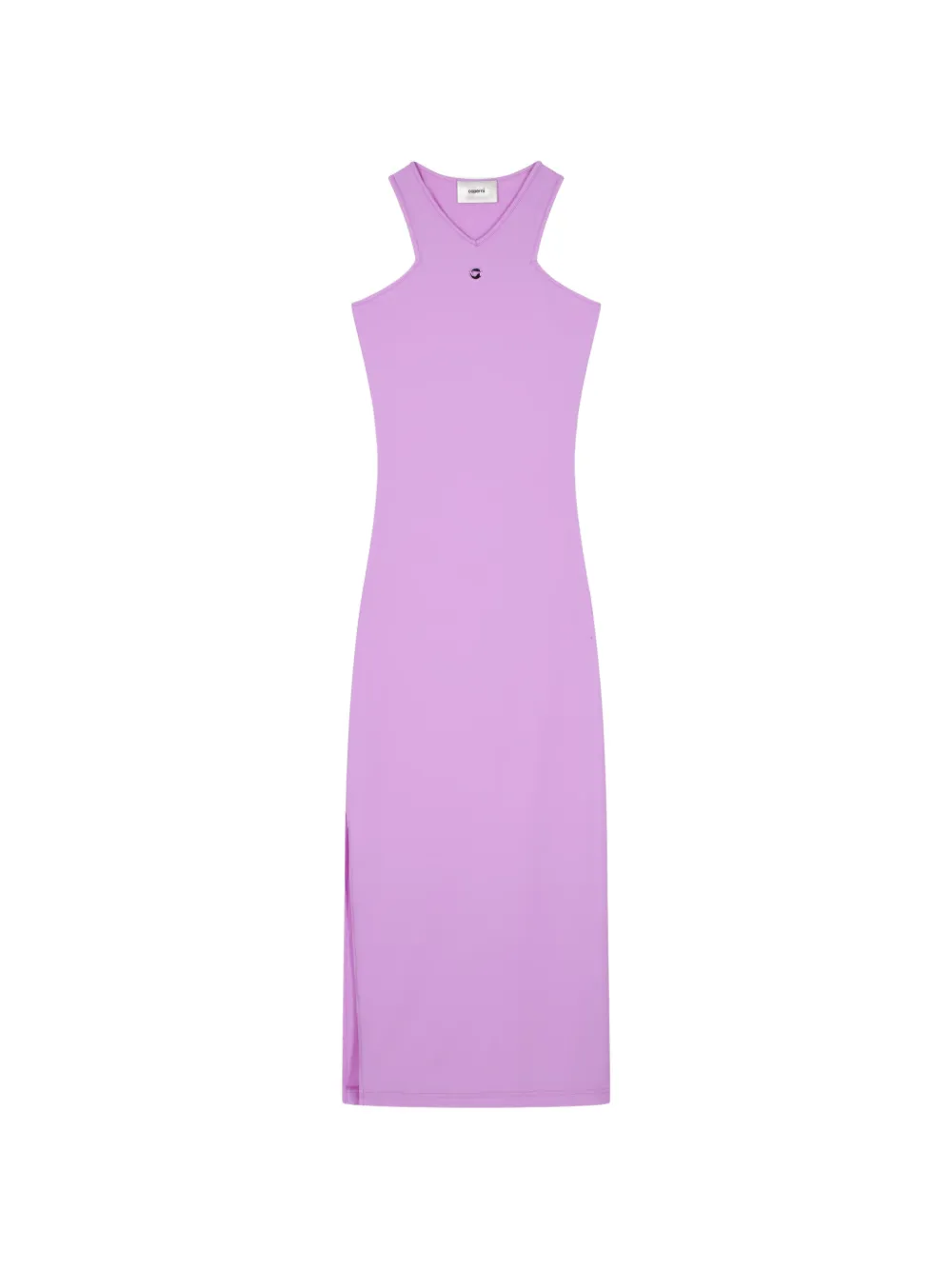 Coperni Midi-jurk met split Paars