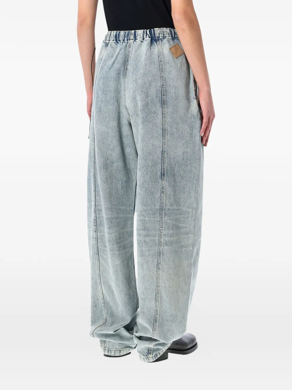Haikure Jeans met elastische tailleband Blauw