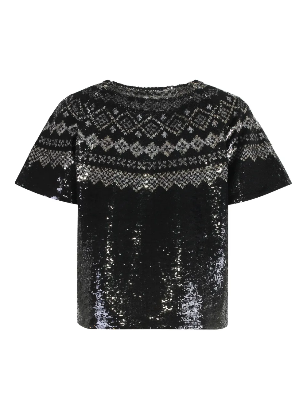 Polo Ralph Lauren T-shirt met pailletten Zwart